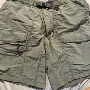 Northwest Olive Hybrid Cargo Shorts